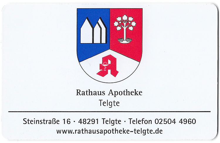 Kundenkarte Rathaus Apotheke Telgte